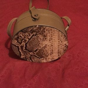 Snake printed purse